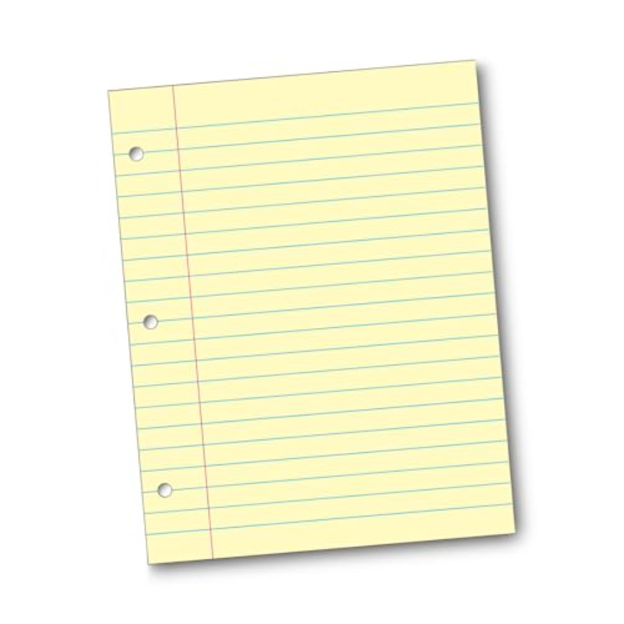 Paper Punch 3 Hole - School Smart 3-Hole Punched Filler Paper,
