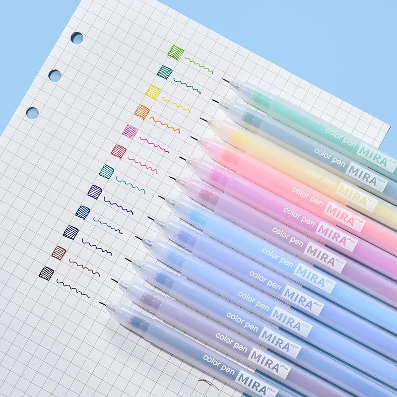 Gel Ink Pen Set - 12 Colors Gel Pen Refill Set