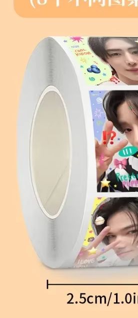 Washi Tape Set - 500Pcs ENHYPENS Polaroid & ID Photo