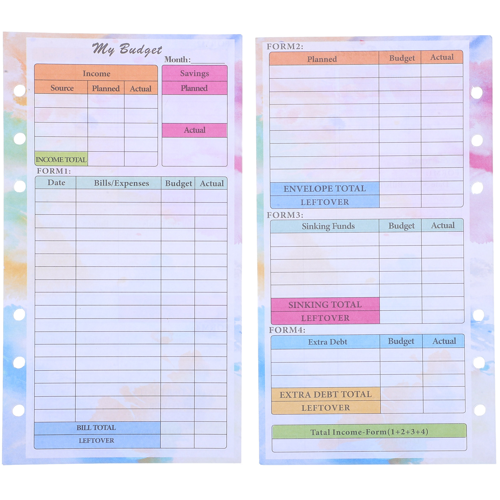 14 Sheets A6 Budget Planner In – обзор и цена Planner Weekly Budget