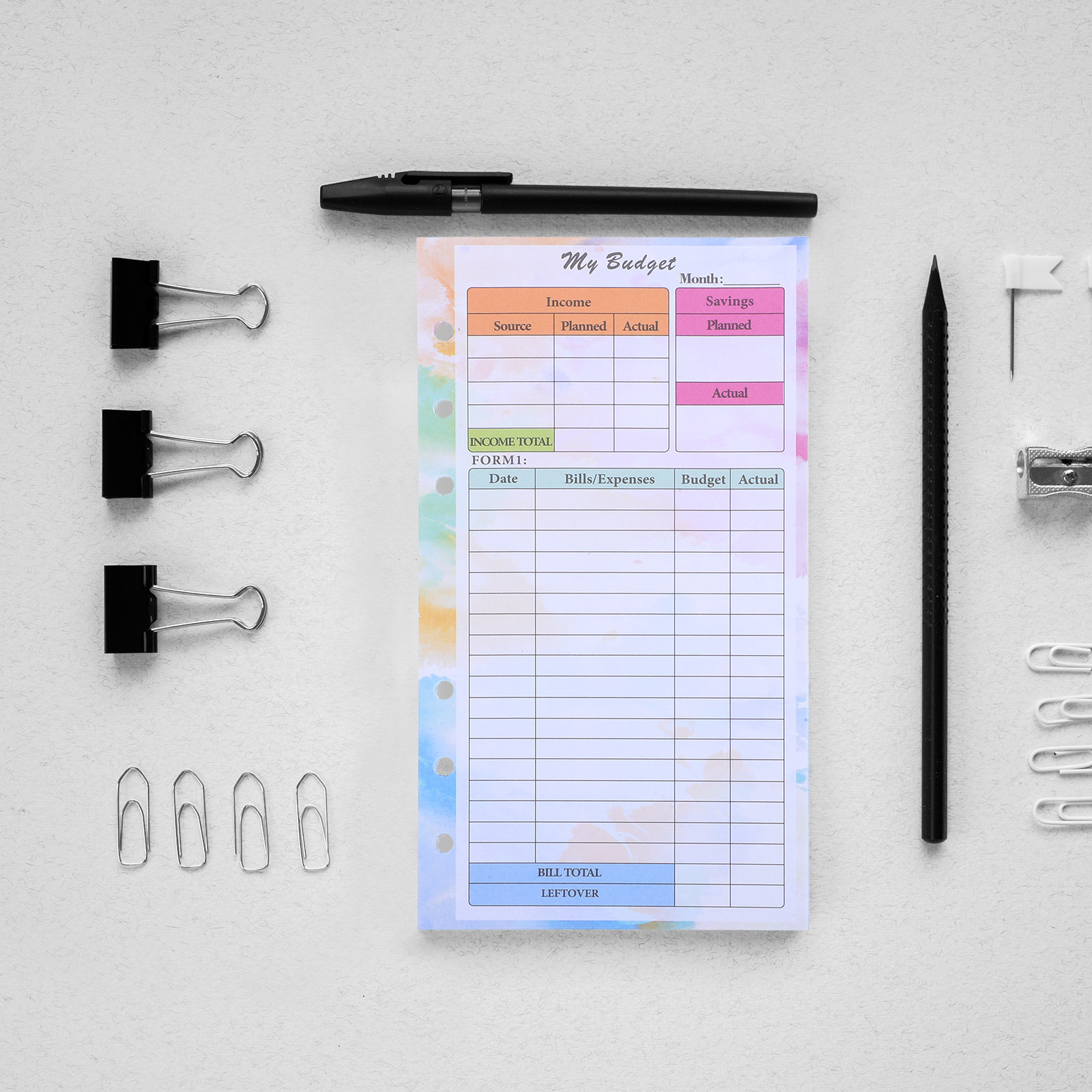 14 Sheets A6 Budget Planner In – обзор и цена Planner Weekly Budget
