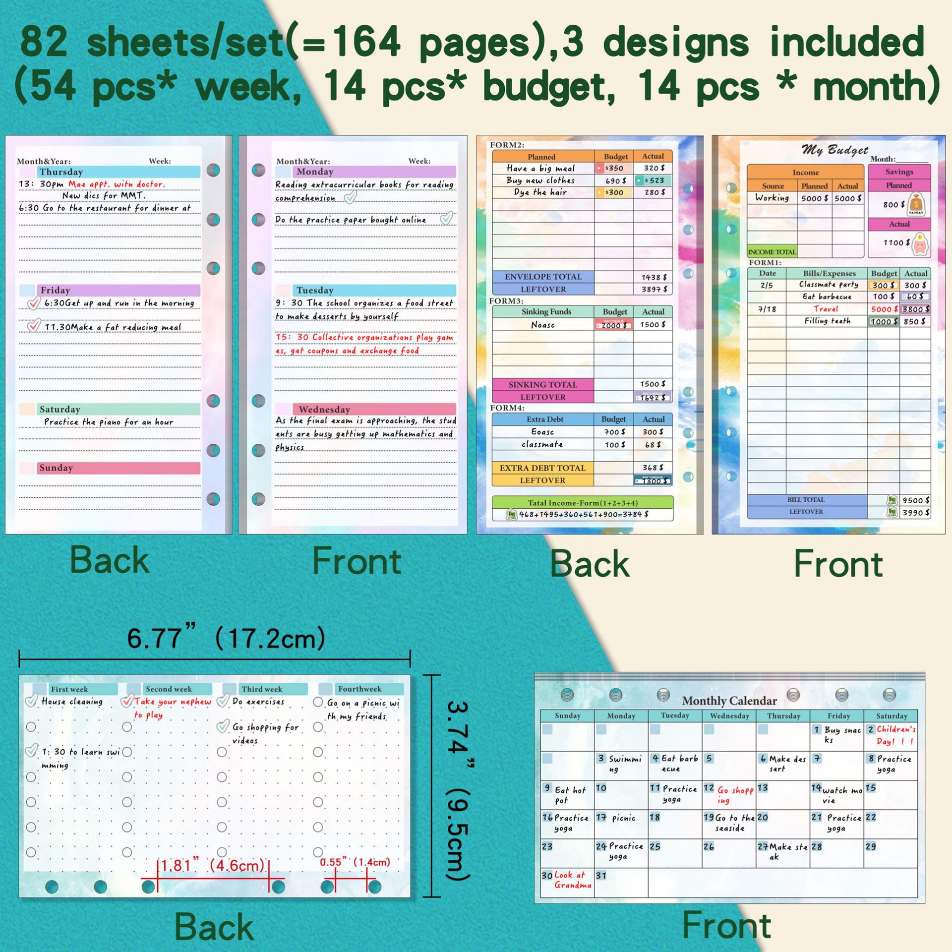 2026 NEW A6 Loose Leaf Noteboo – обзор и цена Planner Weekly Budget