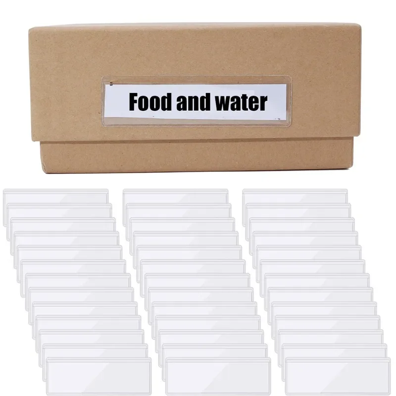 Clear Adhesive Shelf Tag Label – обзор и цена Office Supply Office Stationery Items