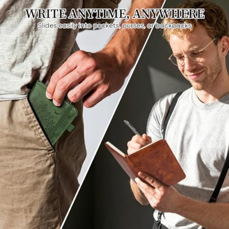 A6 Pocket Notebook Lined Journ – обзор и цена Journal Leather Hardcover