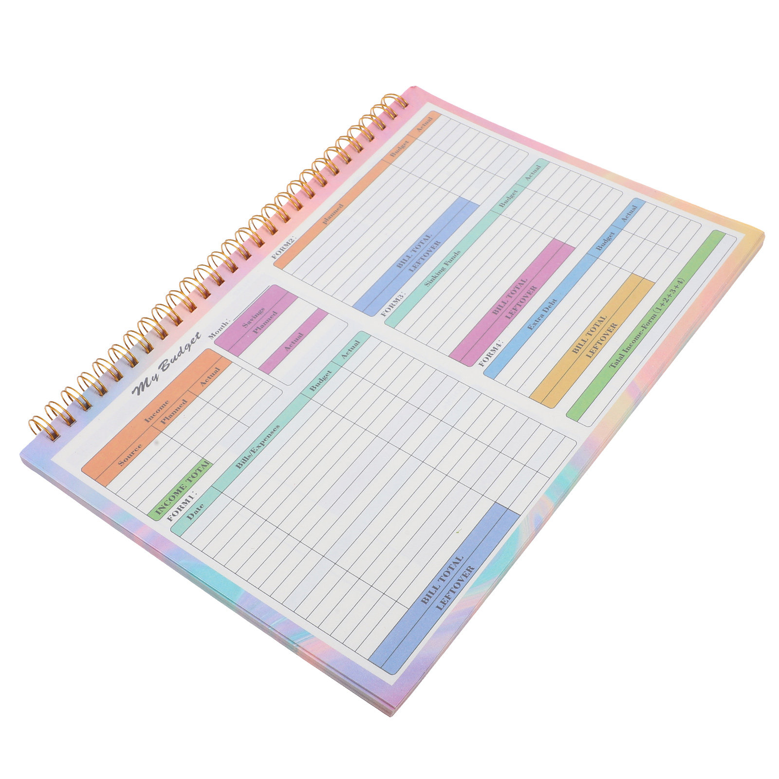 B5 Financial Ledger Book Weekl – обзор и цена Planner Weekly Budget