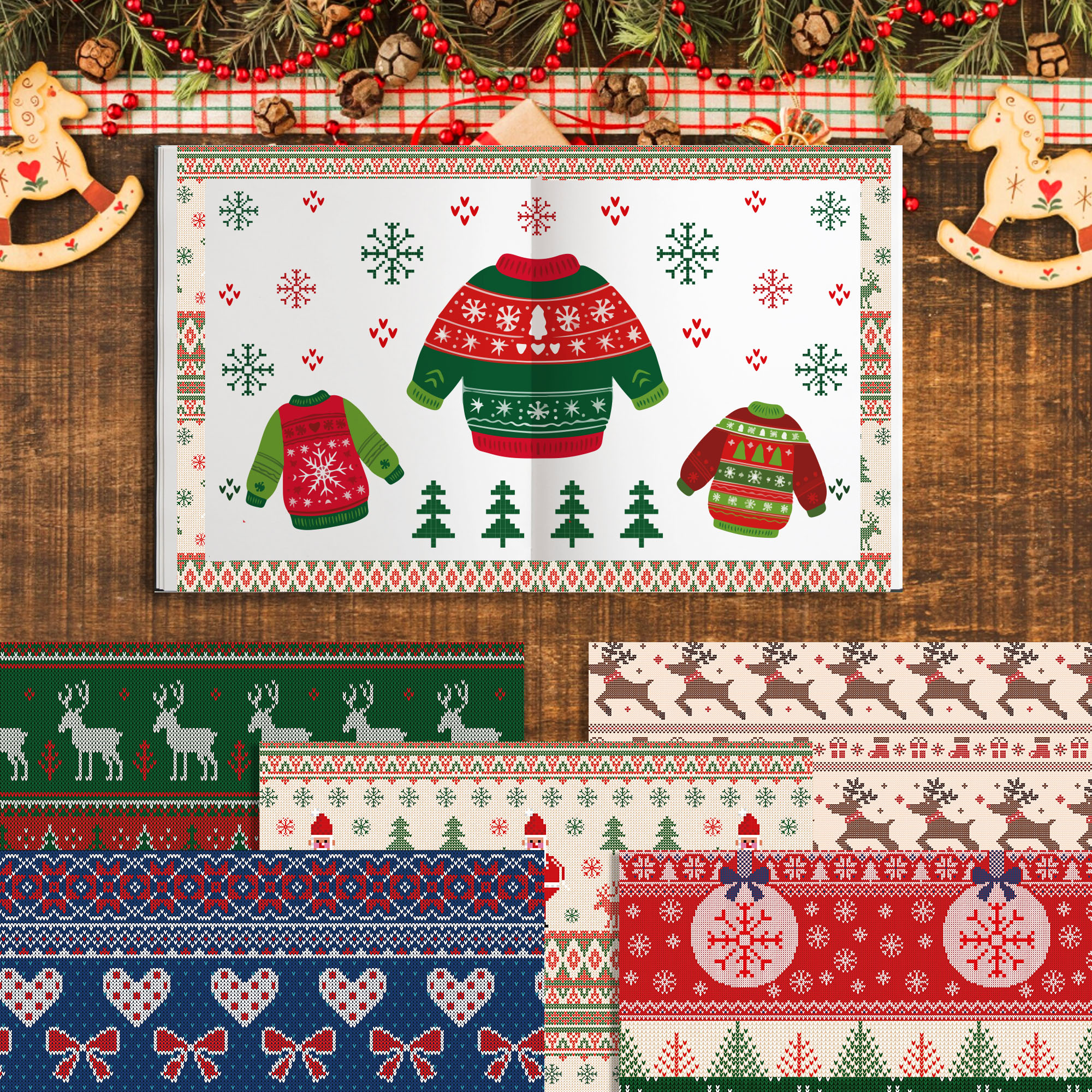Christmas Washi Tape And Backg – обзор и цена Washi Tape Set