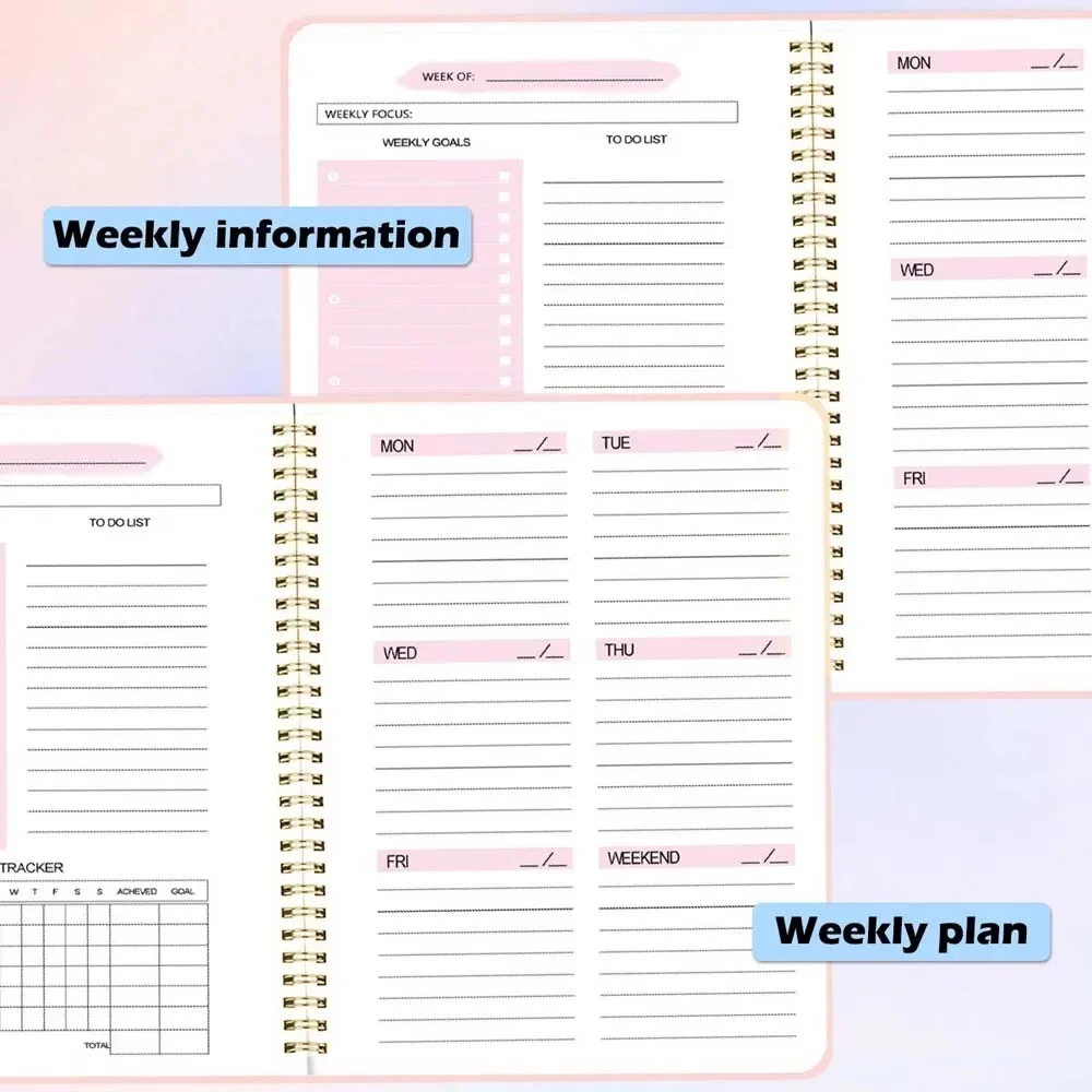 A5 Weekly Planner Coil Daily P – обзор и цена Planner Weekly Budget