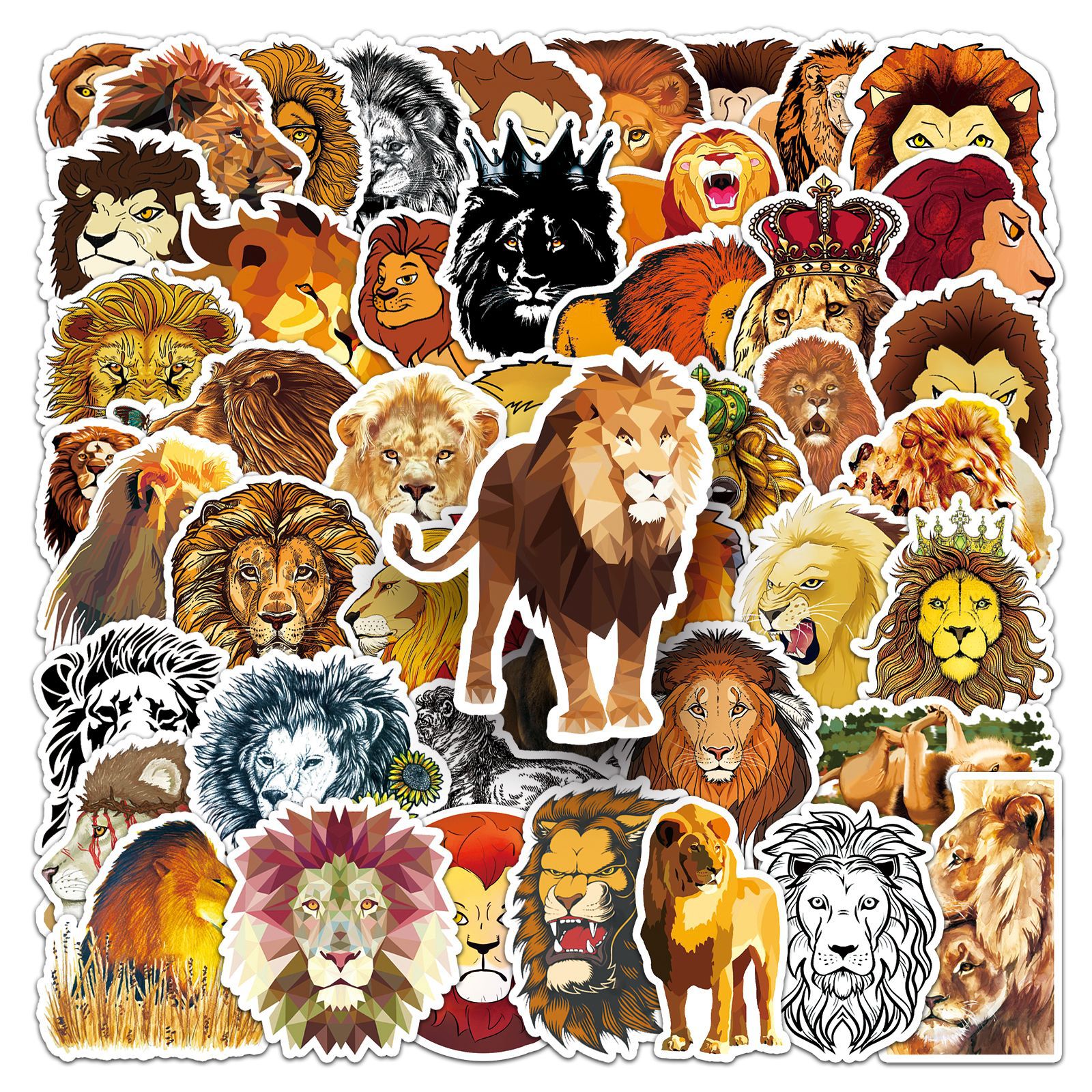 50-Pack Lion Graffiti Stickers – обзор и цена Lion Stationery & Office Supply(Kunshan)Co.Ltd