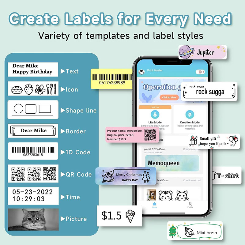 12*40mm Colored Transparent Th – обзор и цена Label Printer Tape