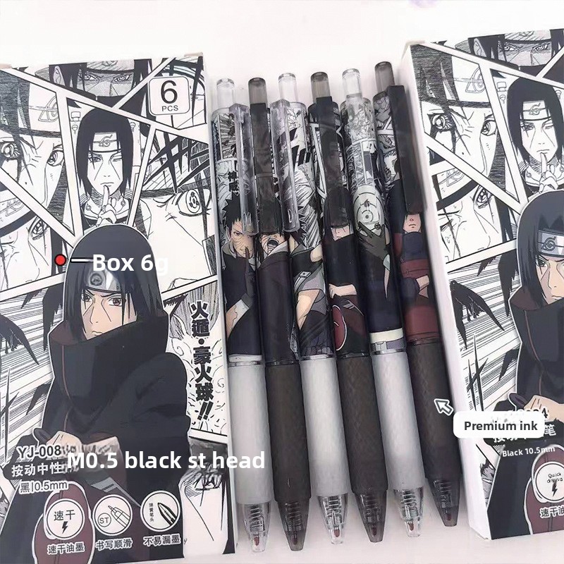 Anime Naruto Gel Pen Cute Cart – обзор и цена Gel Ink Pen Set