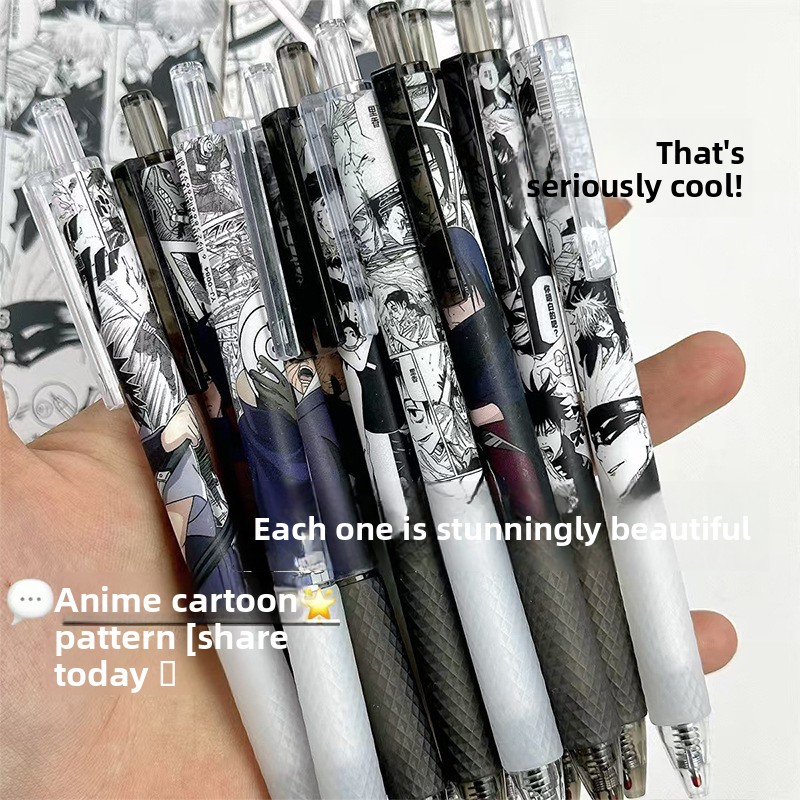 Anime Naruto Gel Pen Cute Cart – обзор и цена Gel Ink Pen Set