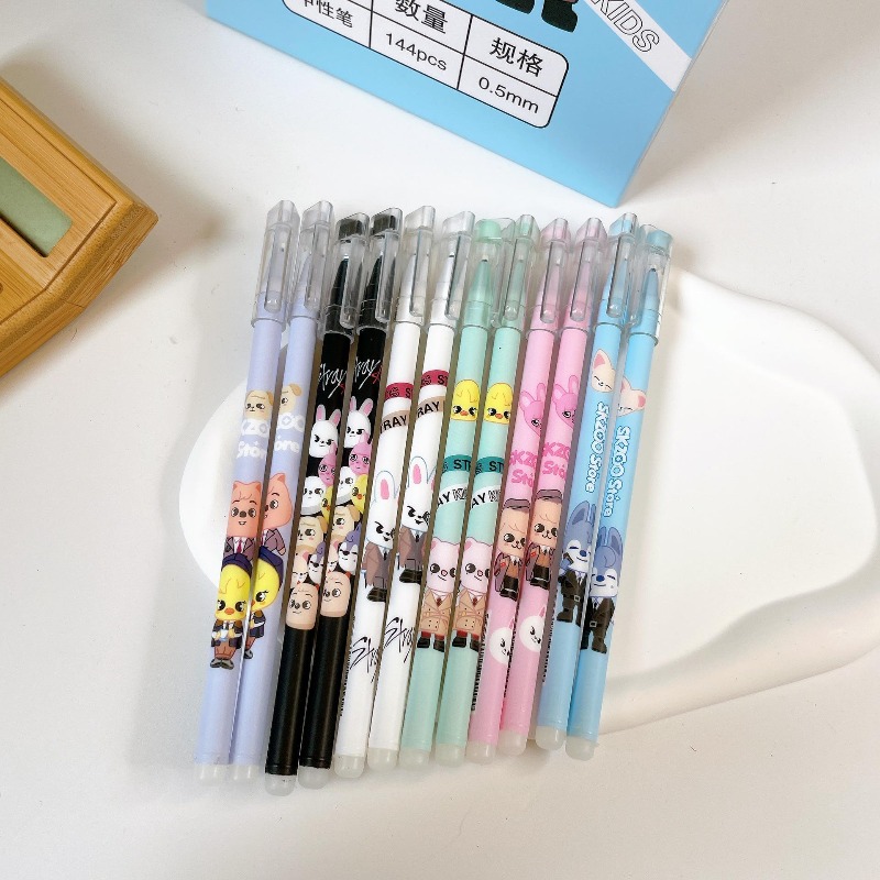 SKZOO Wolf chan Dwaekki Bbokar – обзор и цена Gel Ink Pen Set