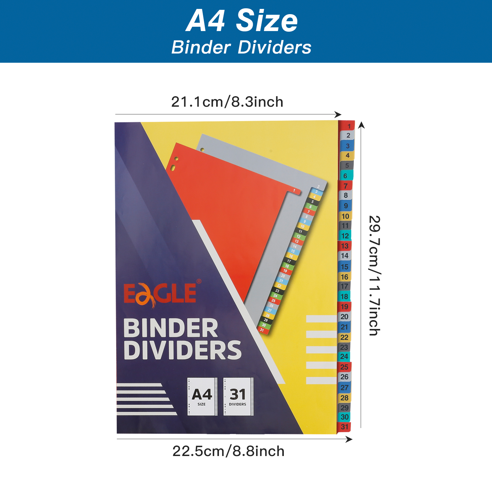 EAGLE A4 Binder Index Divider  – обзор и цена Index Tab Divider