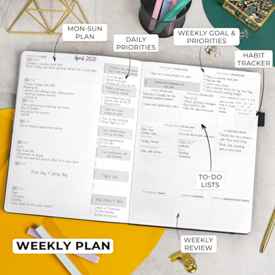 Planner Pro Premium Luxurious  – обзор и цена Planner Weekly Budget