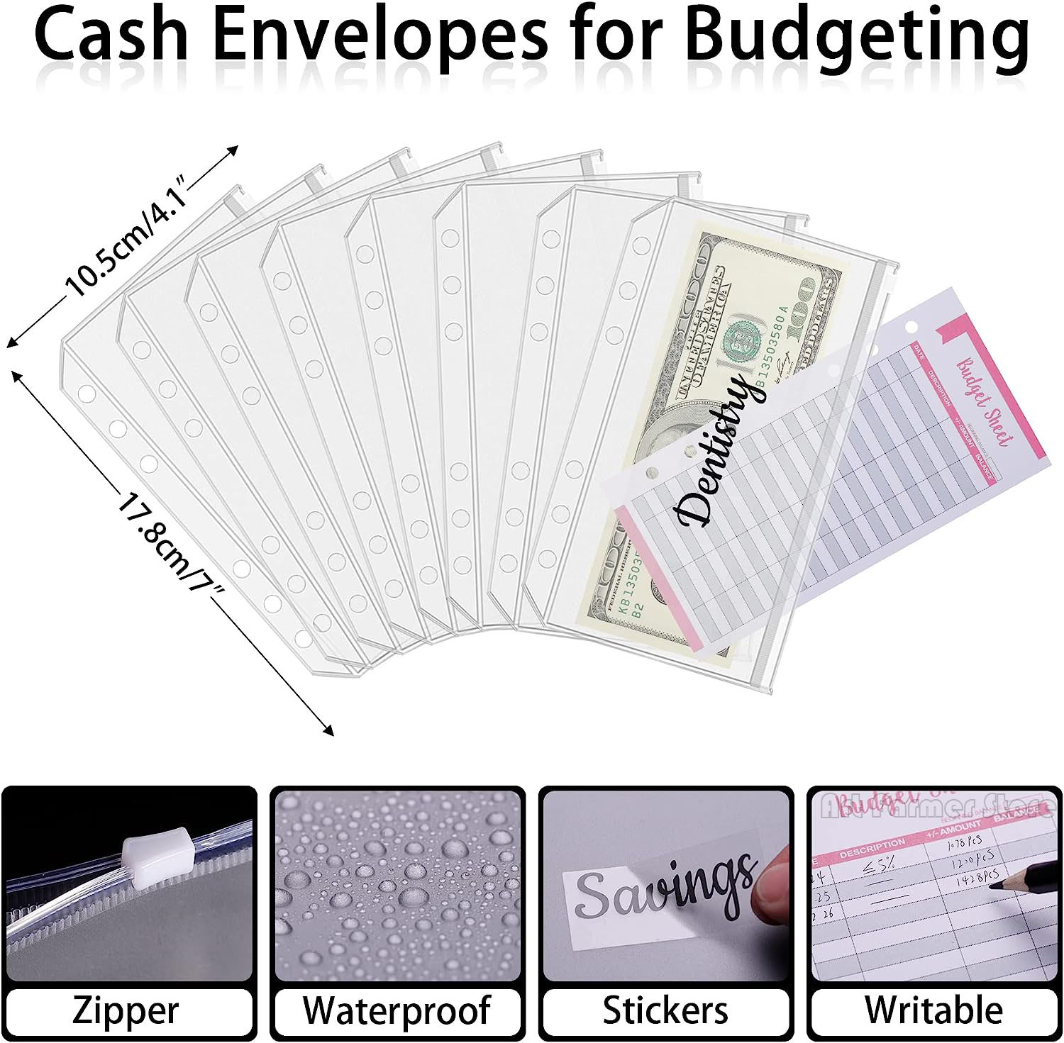 A6 Budget Binder with Cash Env – обзор и цена Planner Weekly Budget