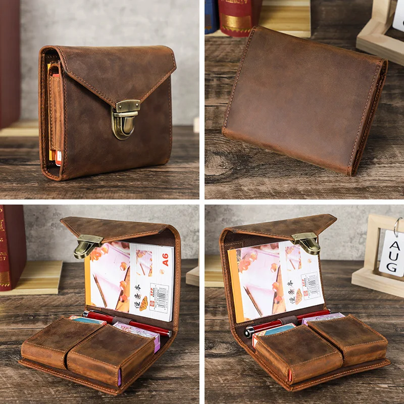 Luxury Retro Leather Notebook  – обзор и цена Office Stationery Supply Business