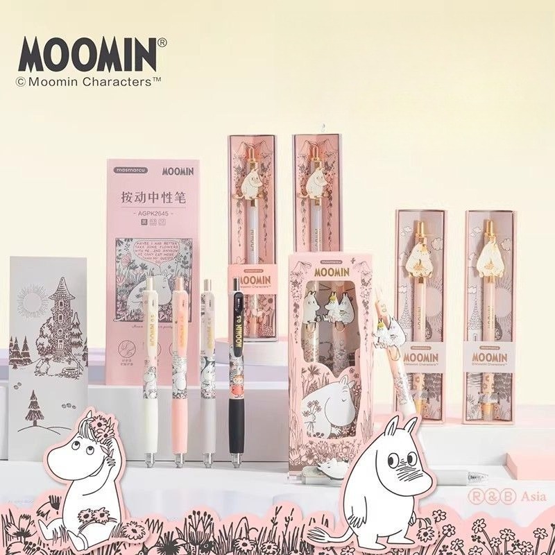 Moomin Cute Retractable Gel Pe – обзор и цена Stationery Office