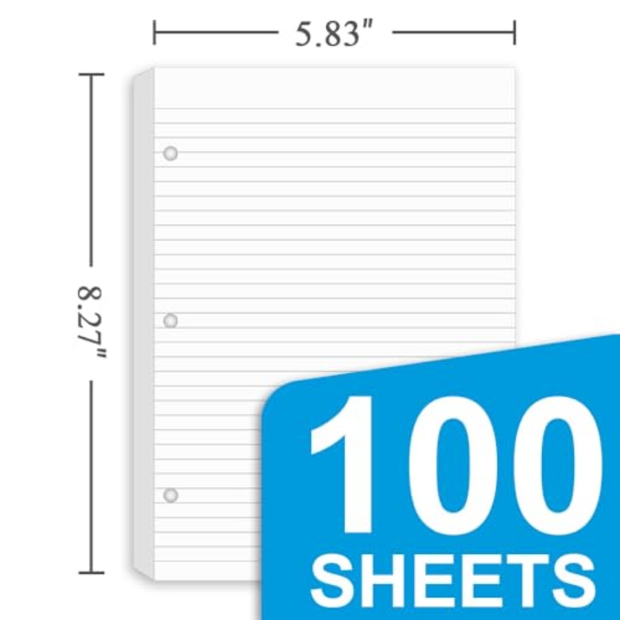 3 Pack Half Letter Lined Paper – обзор и цена Paper Punch 3 Hole