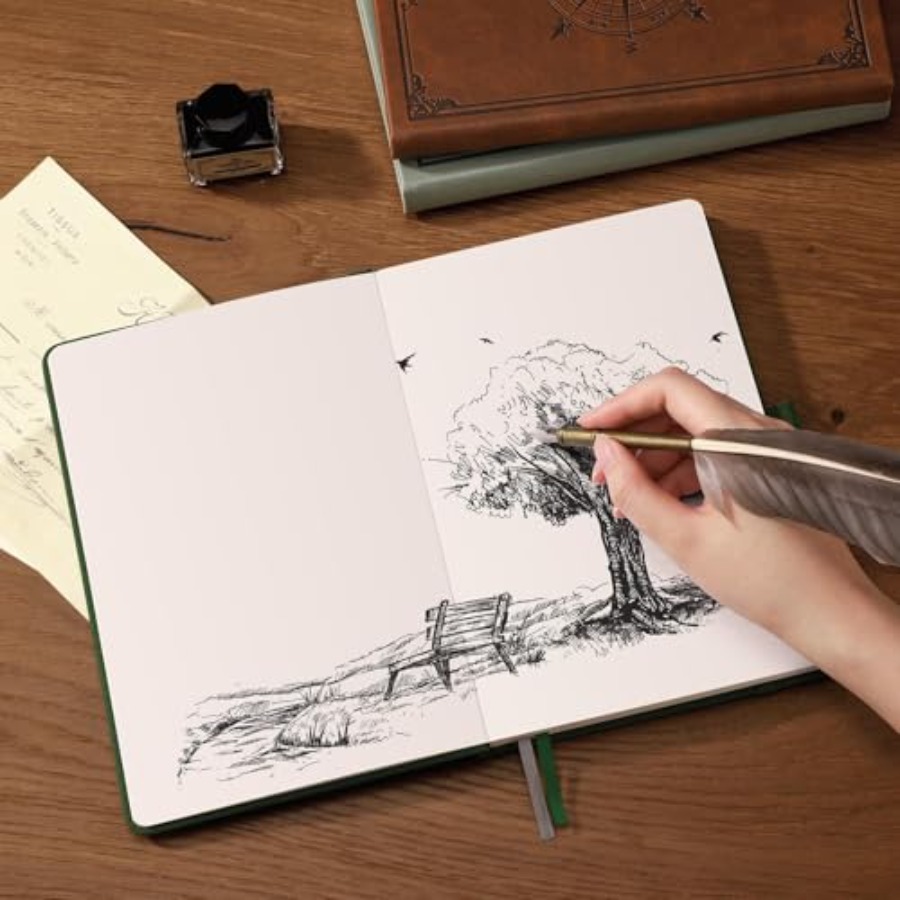 Blank Journal Notebook, 192 Pa – обзор и цена Journal Leather Hardcover