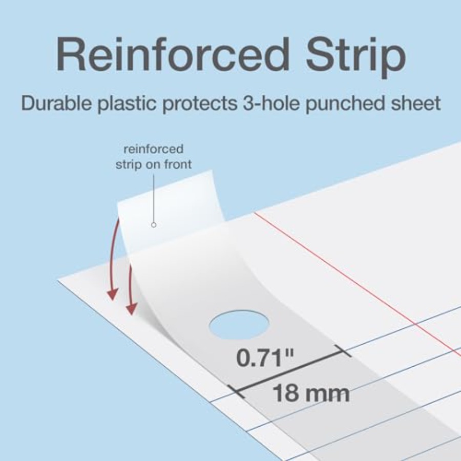 Reinforced Filler Paper, 8 x 1 – обзор и цена Paper Punch 3 Hole