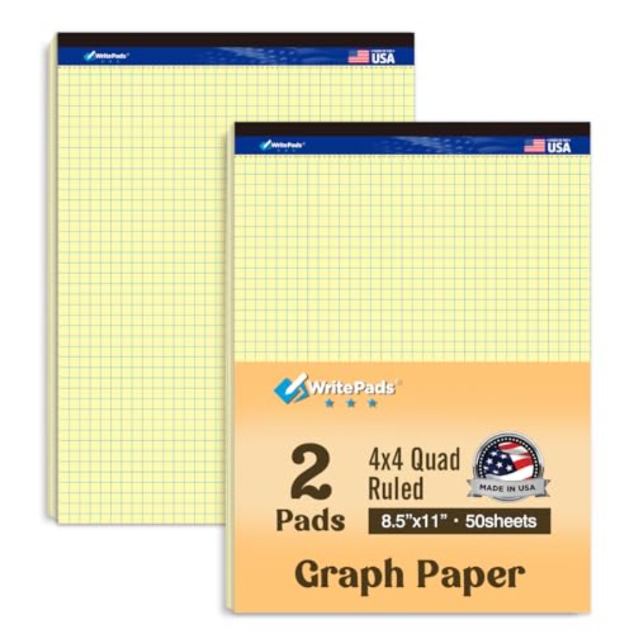 Graph Paper Pads 8.5 x 11, 4x4 – обзор и цена Graph Paper Pad