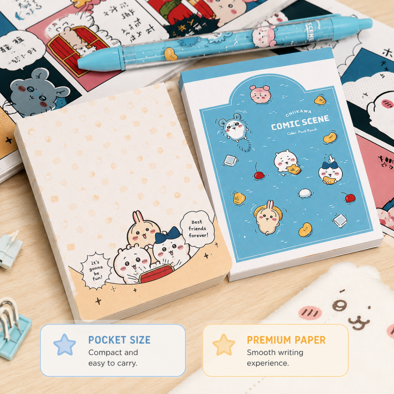 Cartoon Chiikawa Mini Notebook – обзор и цена Office Supply Office Stationery Items