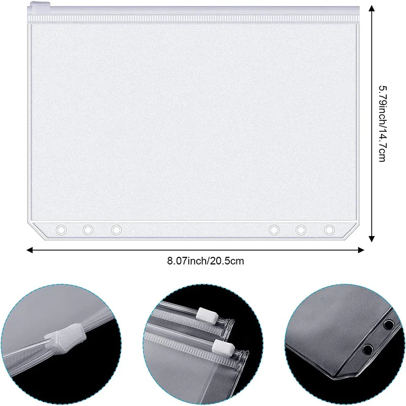 Binder Pockets A6 6-Hole Zippe – обзор и цена Planner Weekly Budget