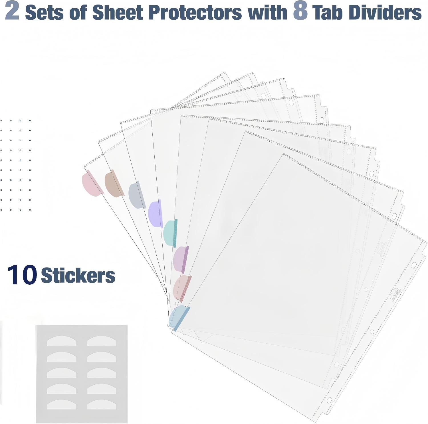 A4 Clear Sheet Protectors with – обзор и цена Index Tab Divider