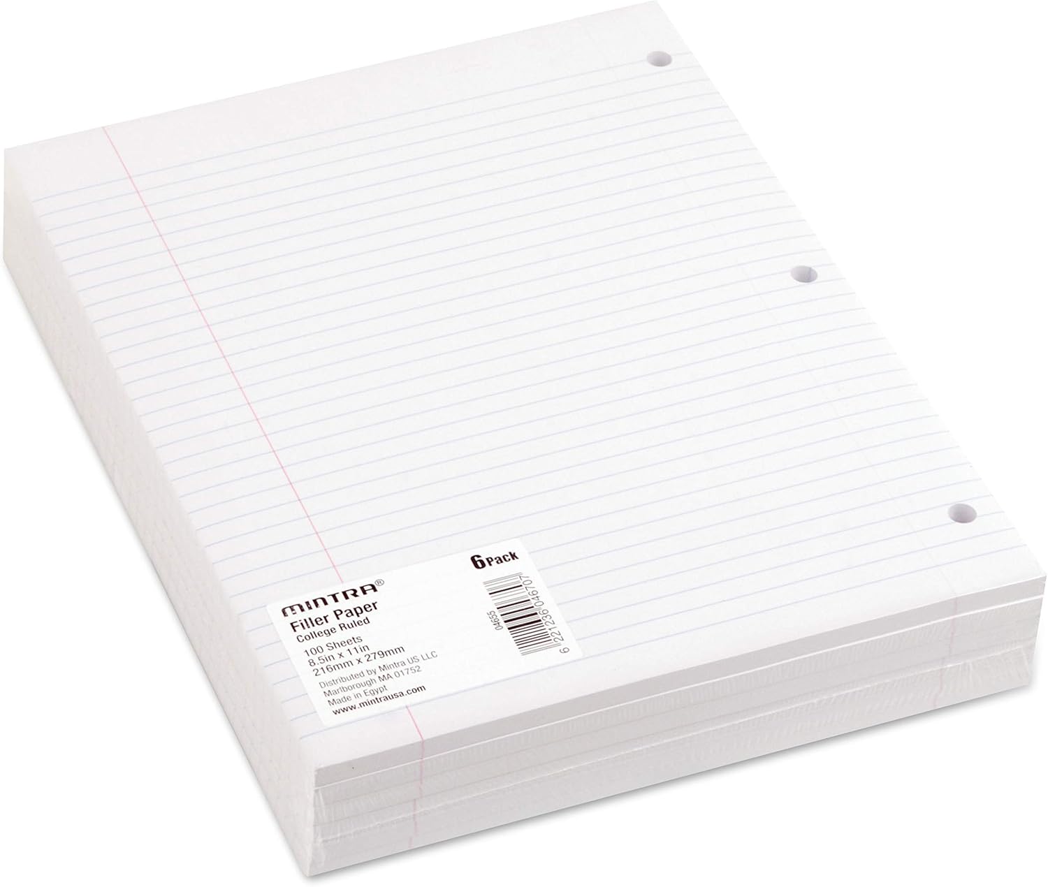 College Ruled Loose Leaf Fille – обзор и цена Paper Punch 3 Hole