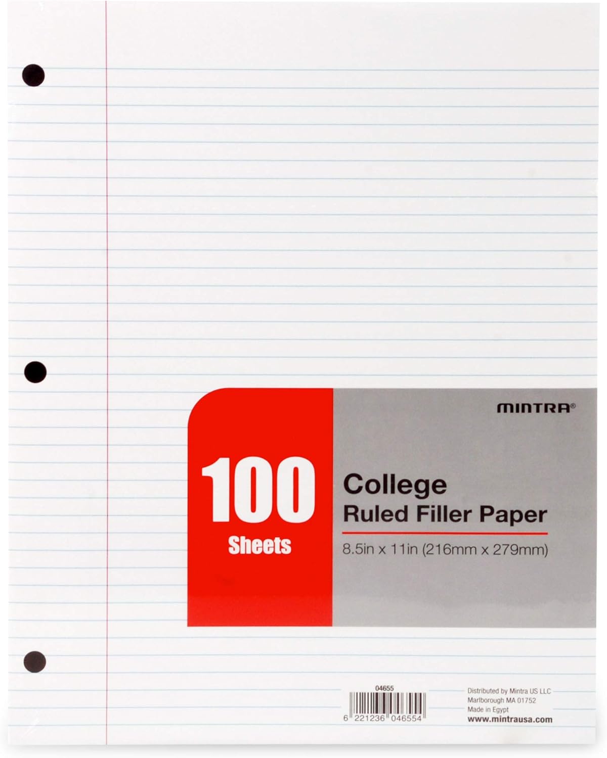 College Ruled Loose Leaf Fille – обзор и цена Paper Punch 3 Hole