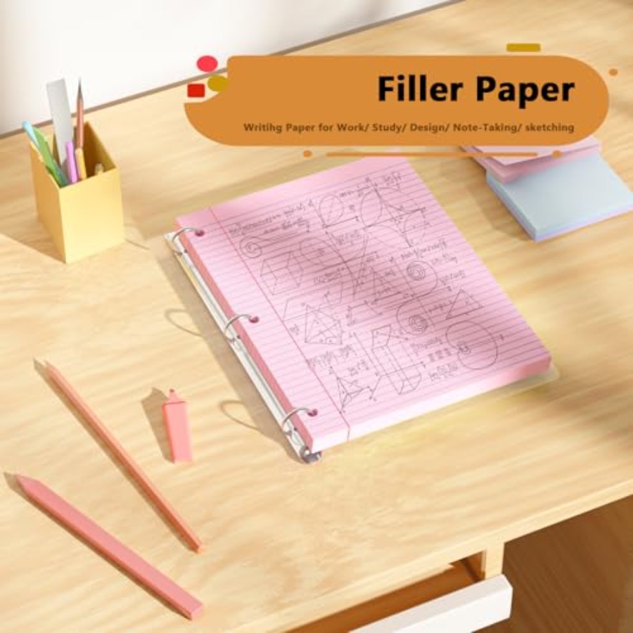 Loose Leaf Paper 00 Sheets Col – обзор и цена Paper Punch 3 Hole