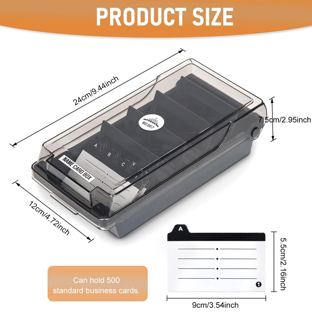Desktop Business Card Box, Lar – обзор и цена Index Tab Divider