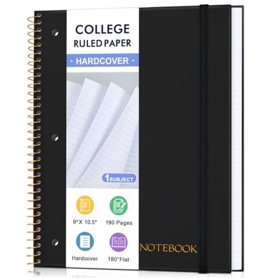 Spiral Notebook College Ruled  – обзор и цена Paper Punch 3 Hole