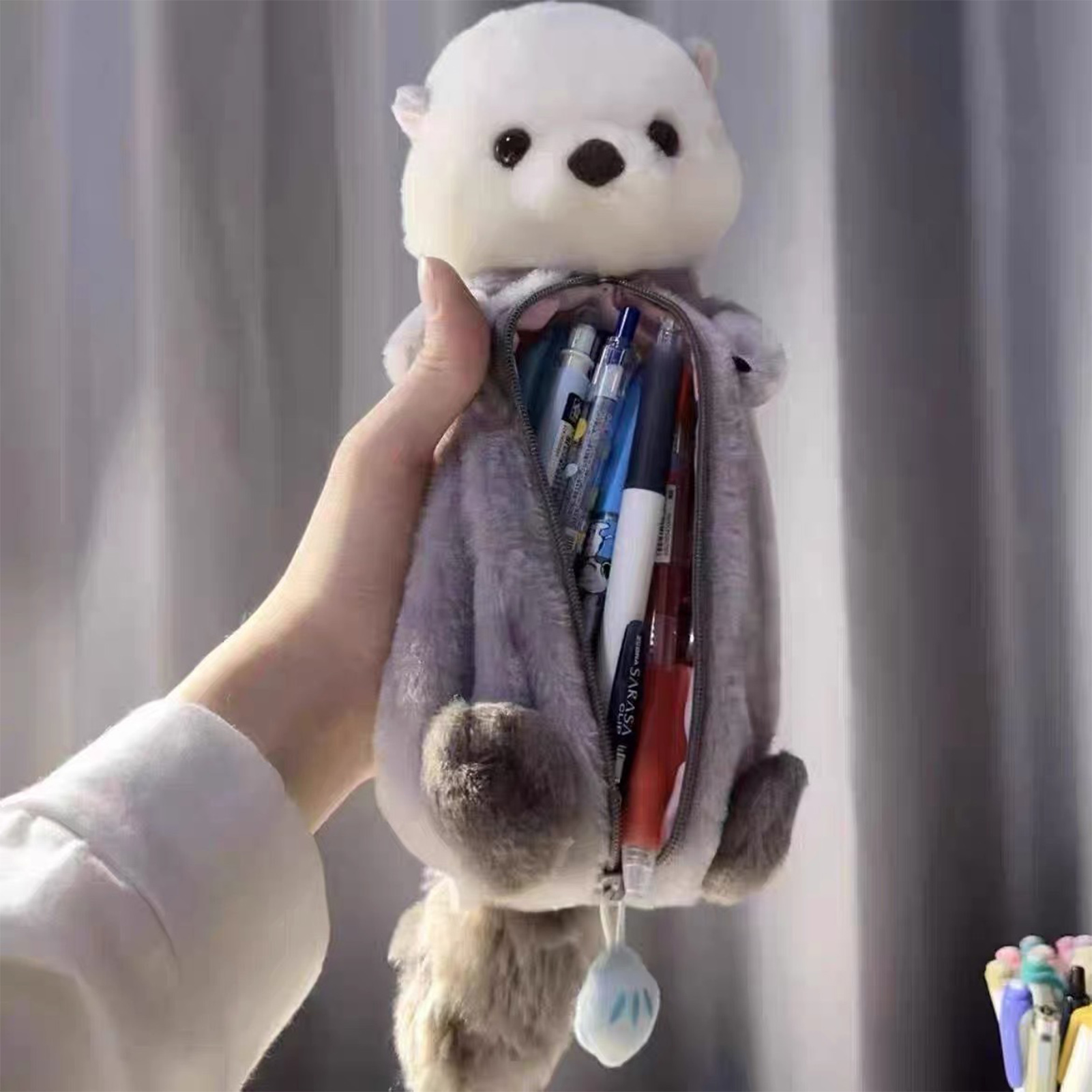 Creative Plush Toy Pencil Case – обзор и цена Stationery Office