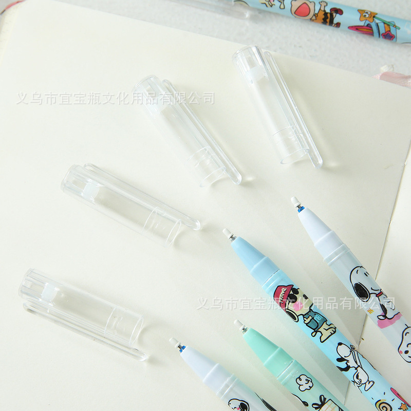 144pcs/box Snoopy Erasable Gel – обзор и цена Office Supply Office Stationery Items