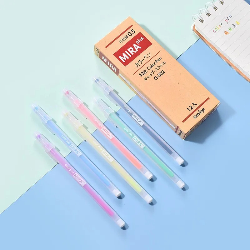 12 Colors Gel Pen Refill Set B – обзор и цена Gel Ink Pen Set