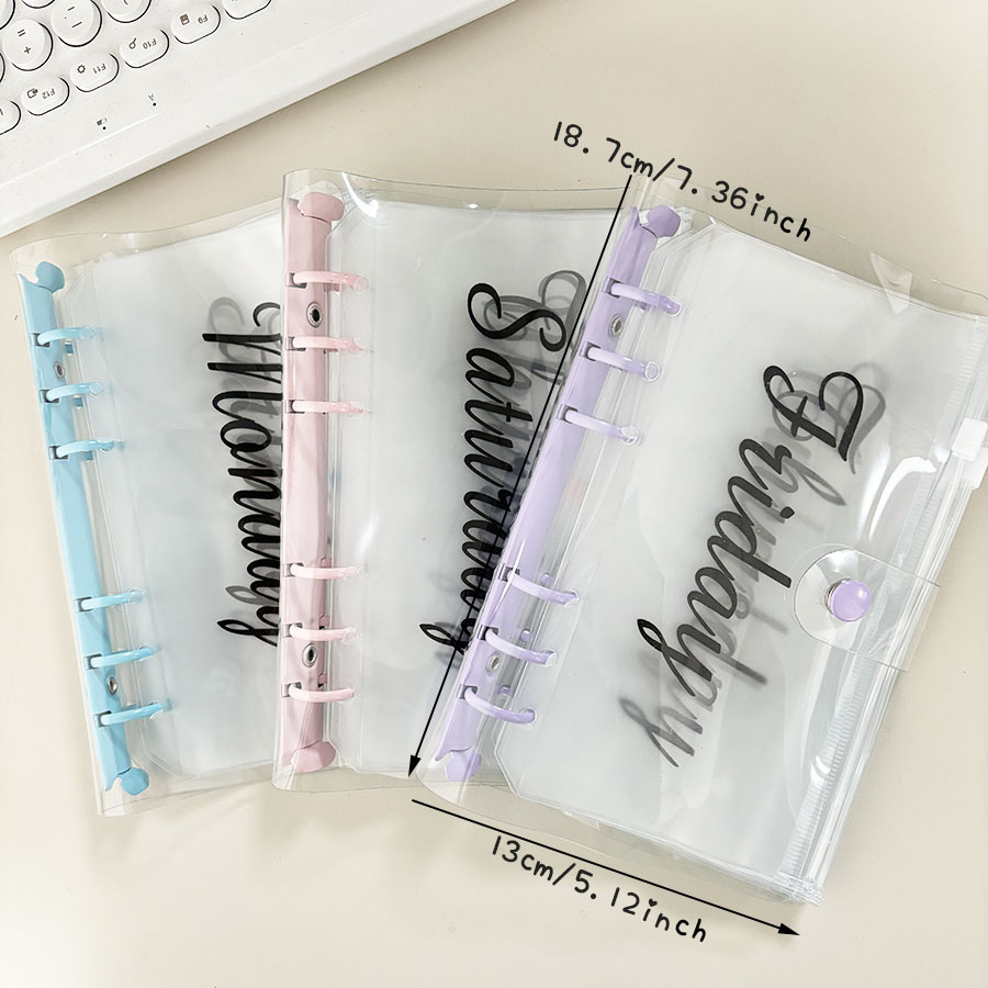 SKYSONIC 1 Set A6 Macarone Bin – обзор и цена Planner Weekly Budget