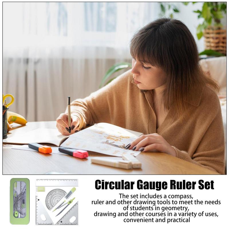 Protractor And Compass Set Mat – обзор и цена Compass Geometry Set