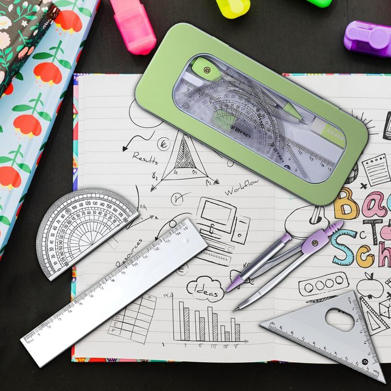 Protractor And Compass Set Mat – обзор и цена Compass Geometry Set