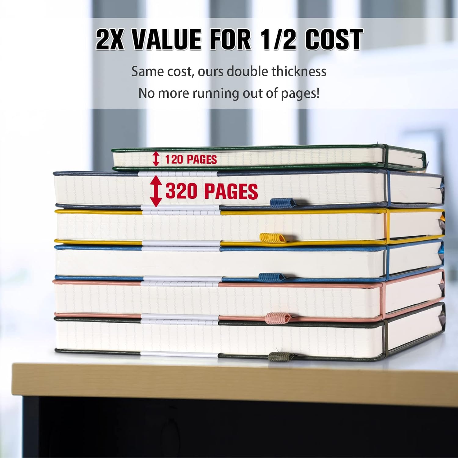 5 Pack College Ruled Notebook, – обзор и цена Journal Leather Hardcover