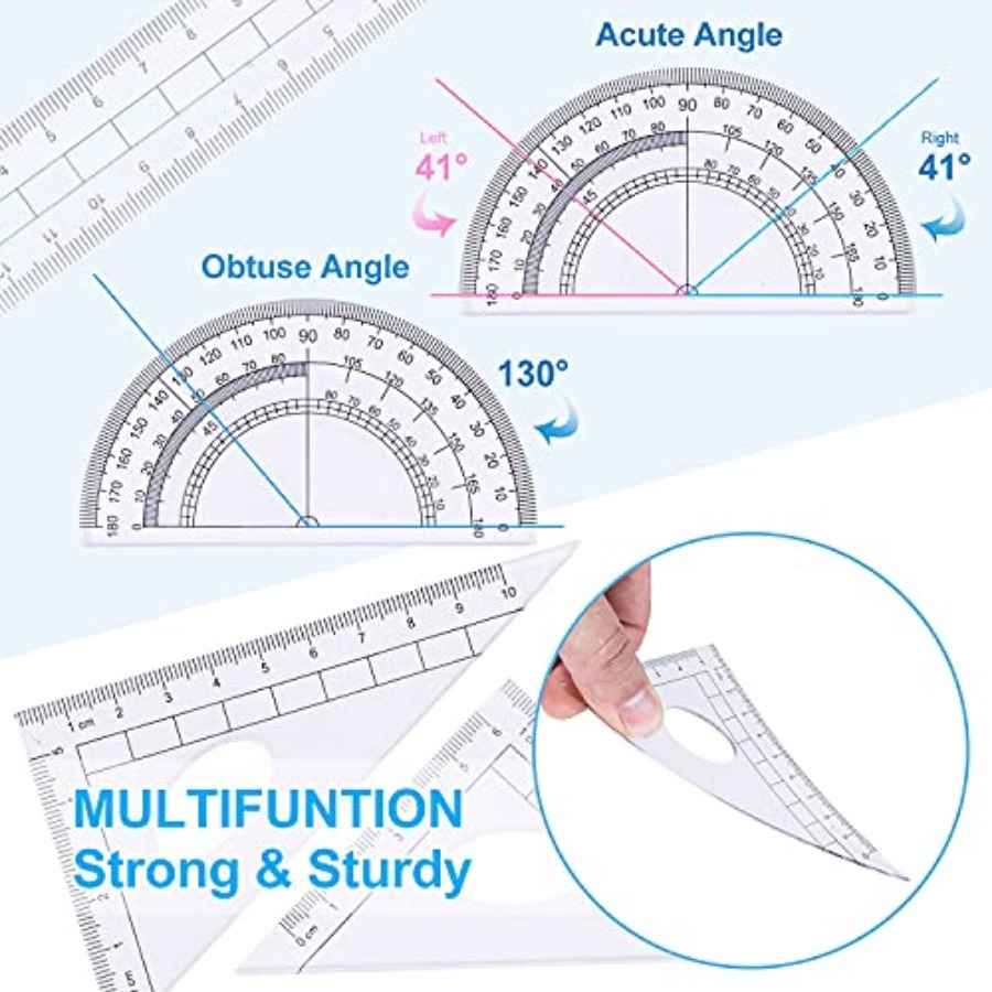 Math Geometry Kit Set 10 Piece – обзор и цена Compass Geometry Set