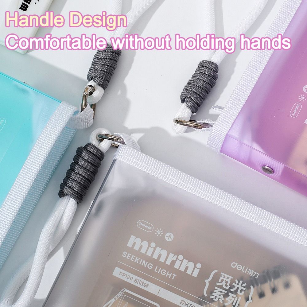 Portable Transparent A4 Zipper – обзор и цена Is Stationery Office Supply