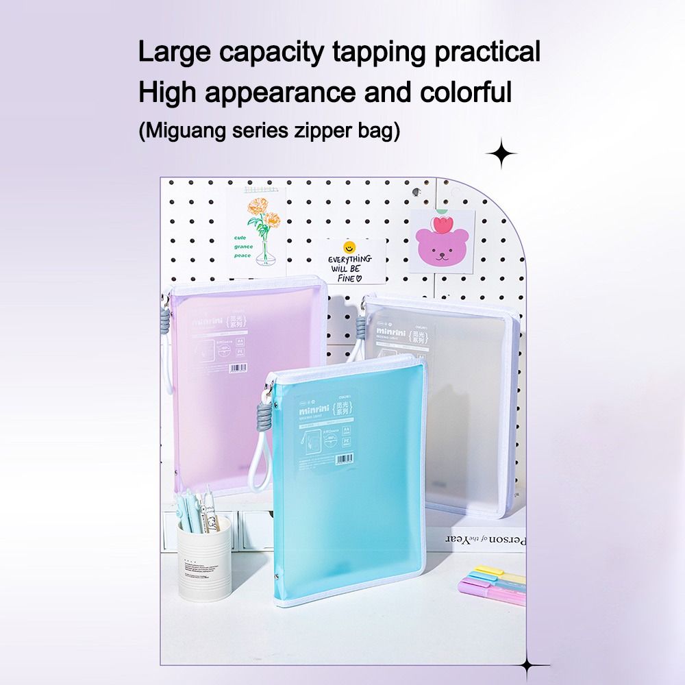 Portable Transparent A4 Zipper – обзор и цена Is Stationery Office Supply
