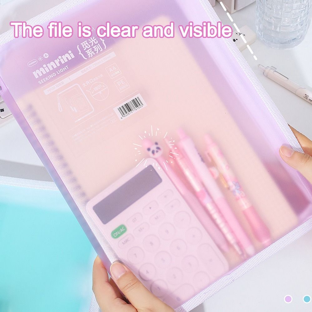 Portable Transparent A4 Zipper – обзор и цена Is Stationery Office Supply