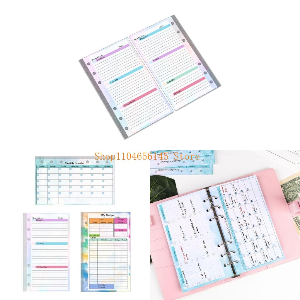 Loose Leaf Refill Paper Lined  – обзор и цена Planner Weekly Budget