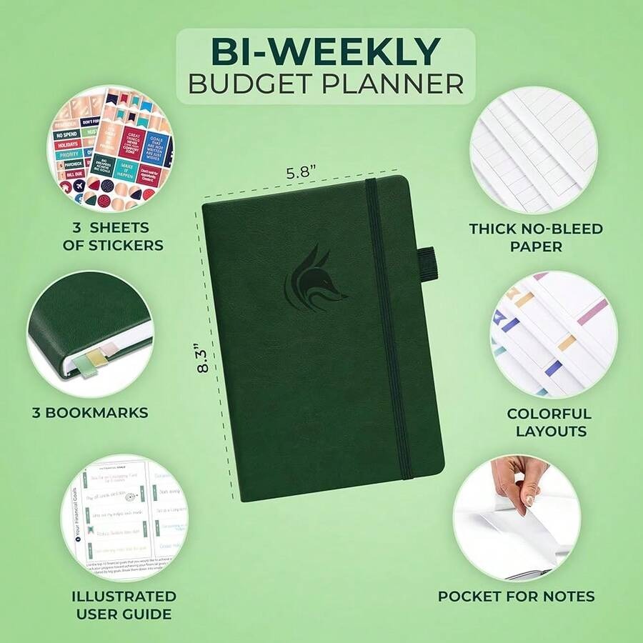 Clever Fox Bi Weekly Budget Pl – обзор и цена Planner Weekly Budget