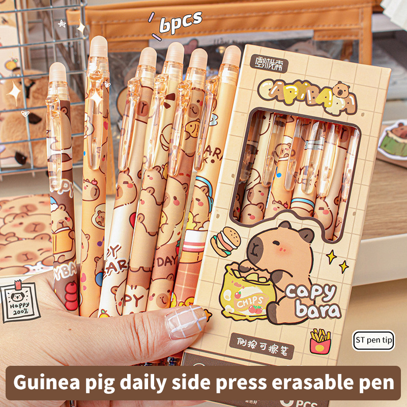 6Pcs Lovely Black and Blue Gel – обзор и цена Gel Ink Pen Set