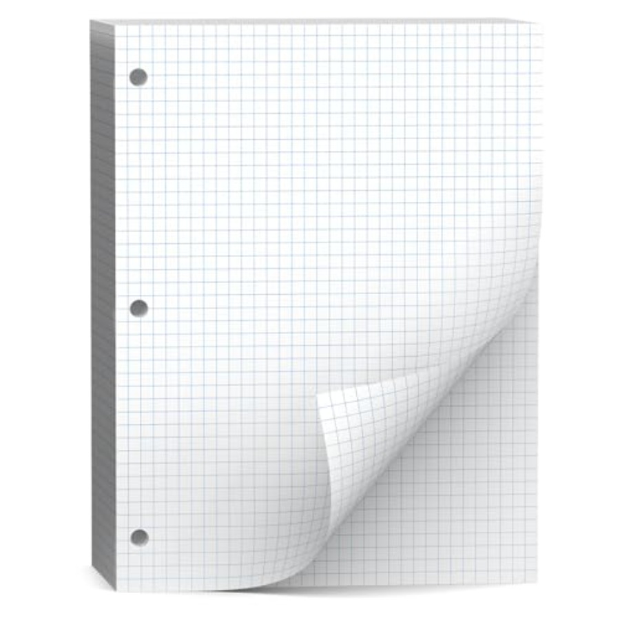 Loose Leaf Graph paper 8 x 10. – обзор и цена Paper Punch 3 Hole