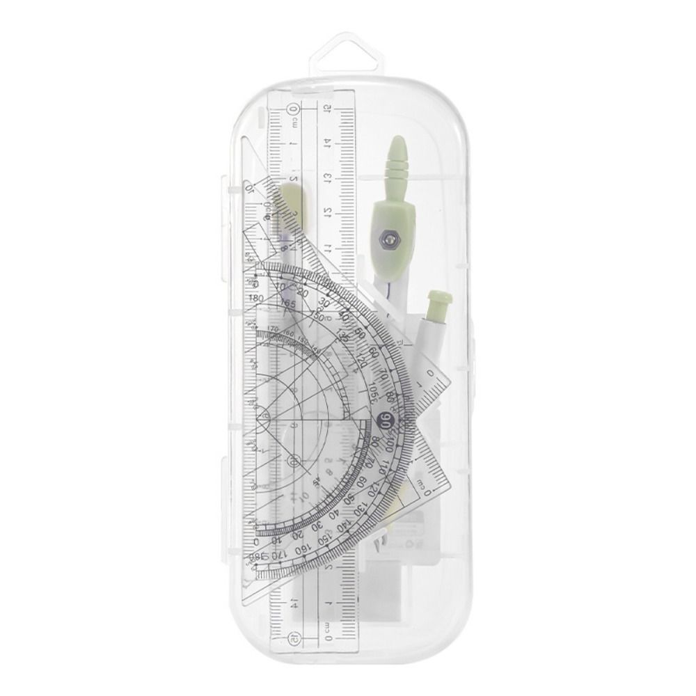 8PCS/Set Plastic Ruler Compass – обзор и цена Compass Geometry Set