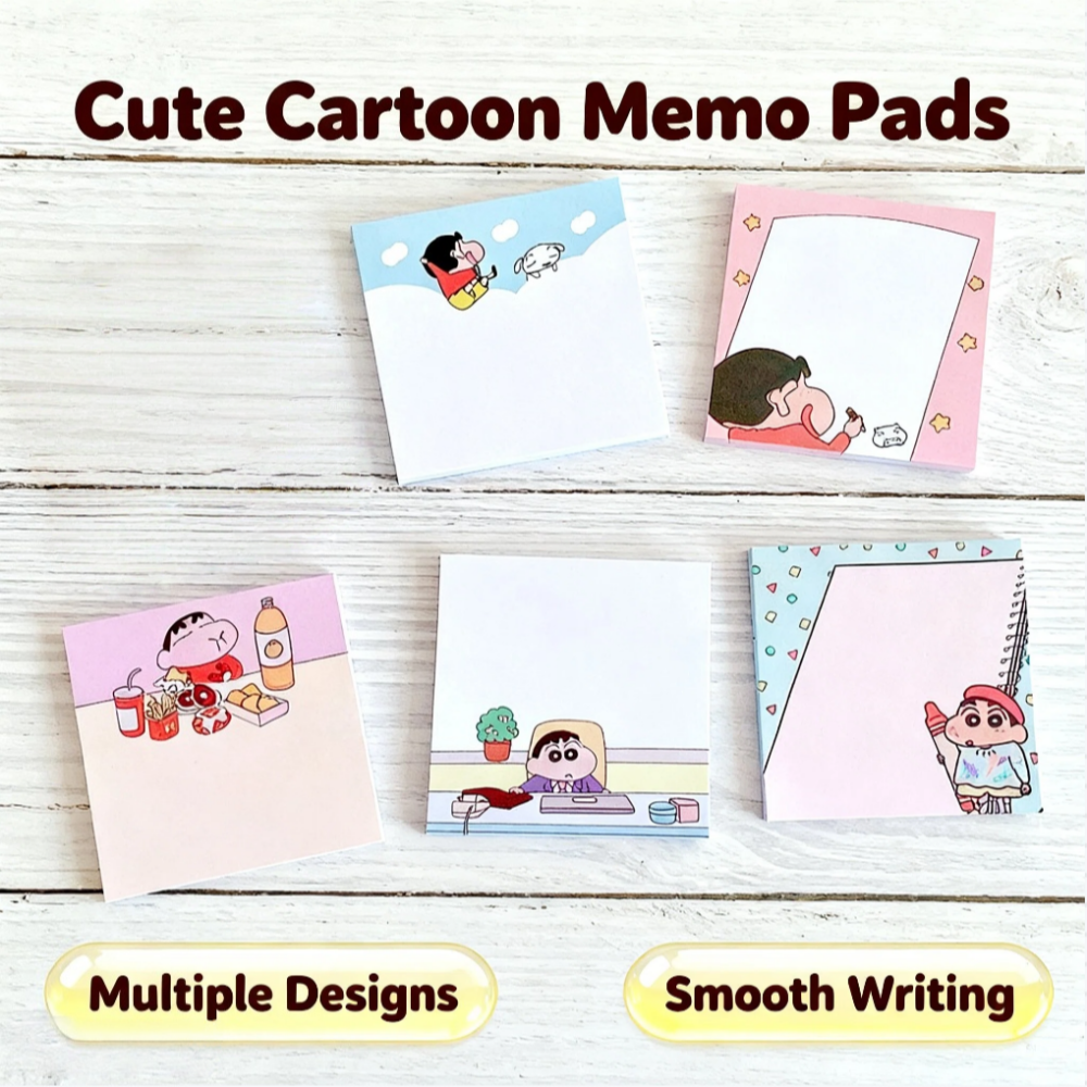 Crayon Shin-chan sticky notes. – обзор и цена Stationery Office
